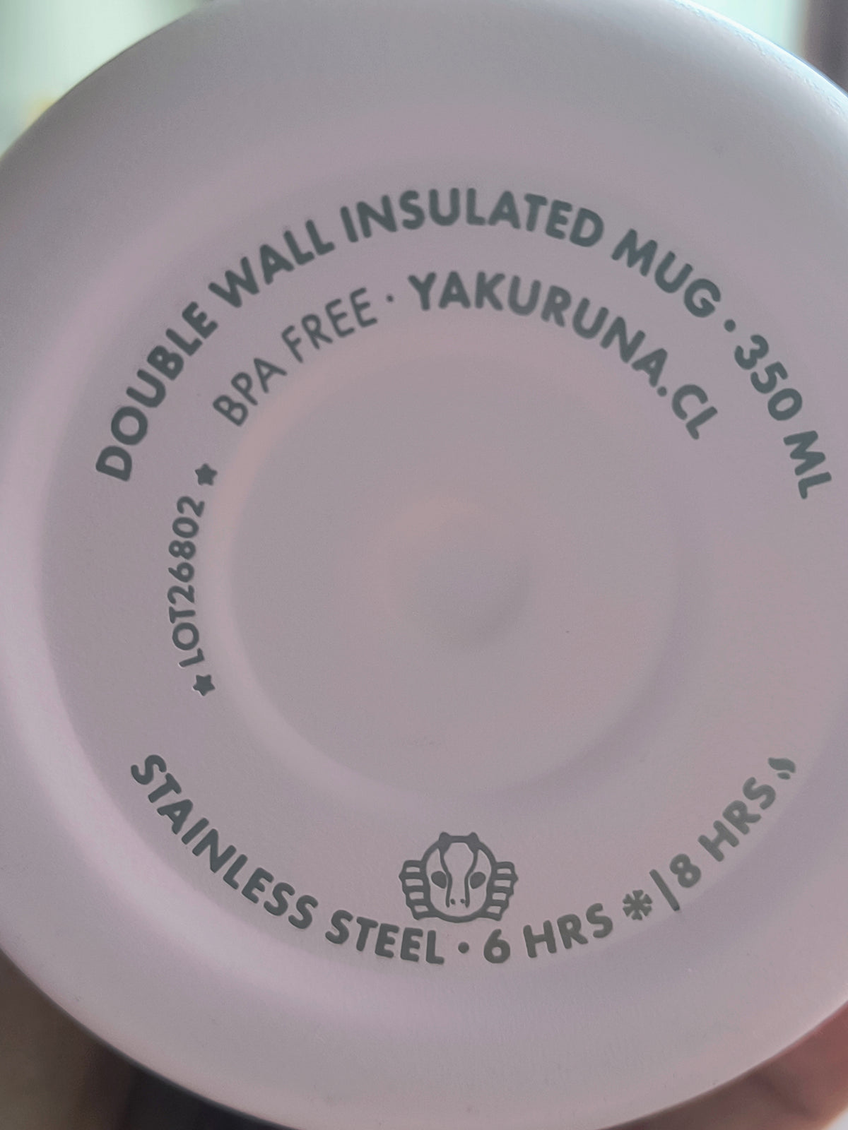 Mug Térmico Yaku 350ml Rosa Auri