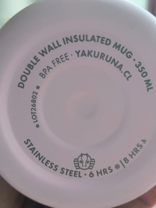 Mug Térmico Yaku 350ml Rosa Auri
